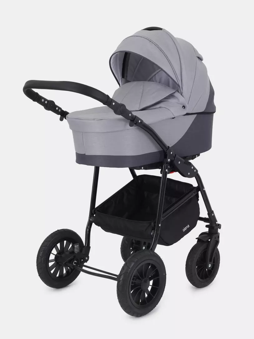 Коляска 3 в 1 Rant Siena 2024 02 темно-серый - светло-серый