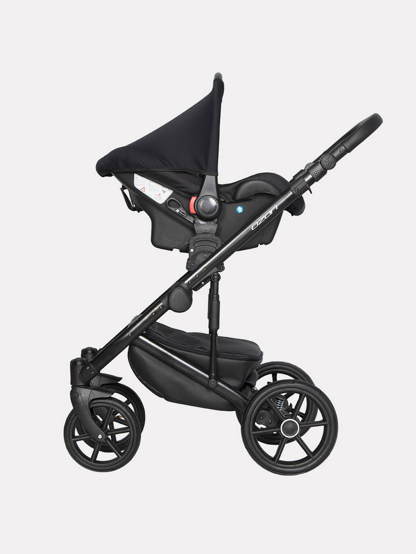 Коляска 3 в 1 Riko Basic Ozon Pastel 03, Голубой