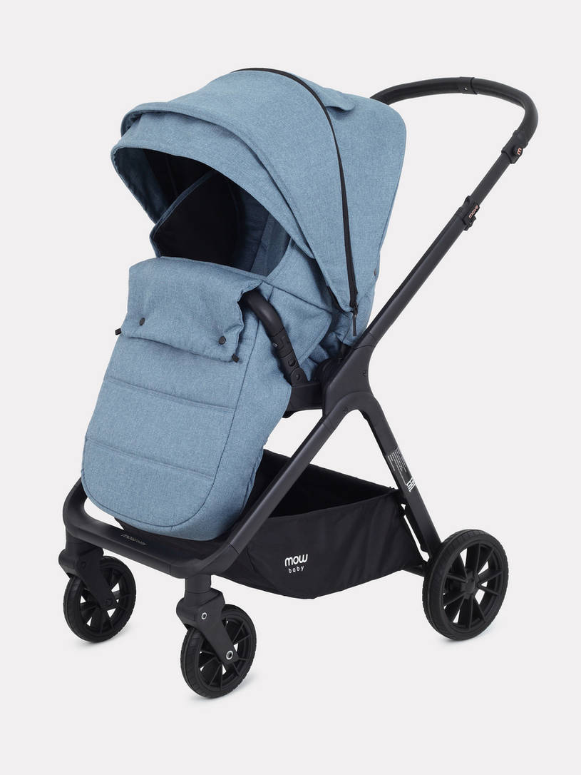 Коляска 2 в 1 Mowbaby Move 2023 с сумкой Blue