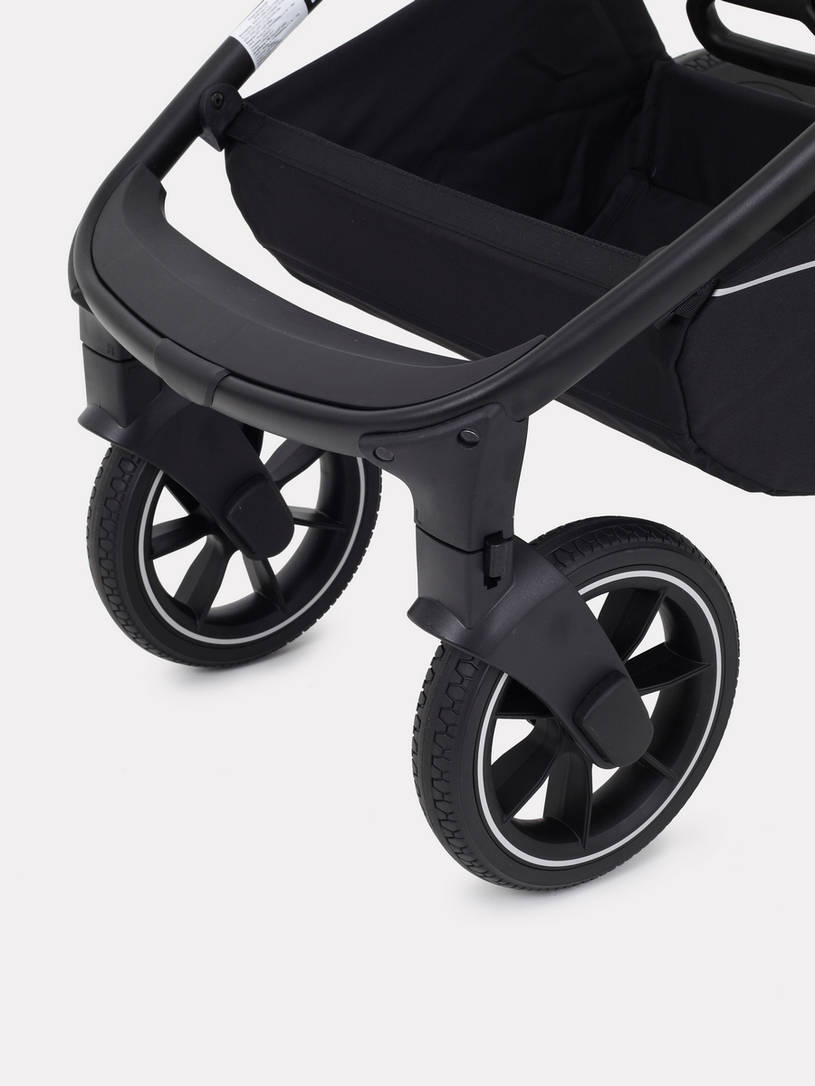 Коляска 2 в 1 MOWBaby ZOOM PU RA086 Silver Black