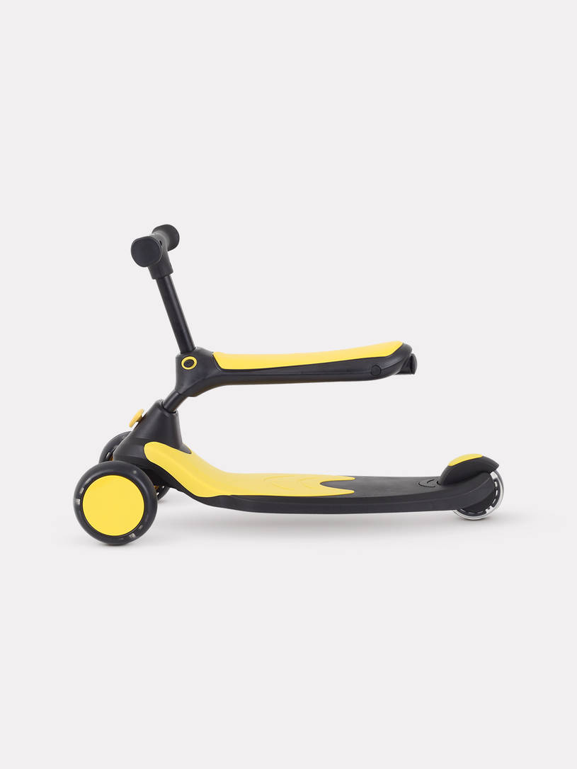 Cамокат 3-х колесный Rant Rider black-yellow