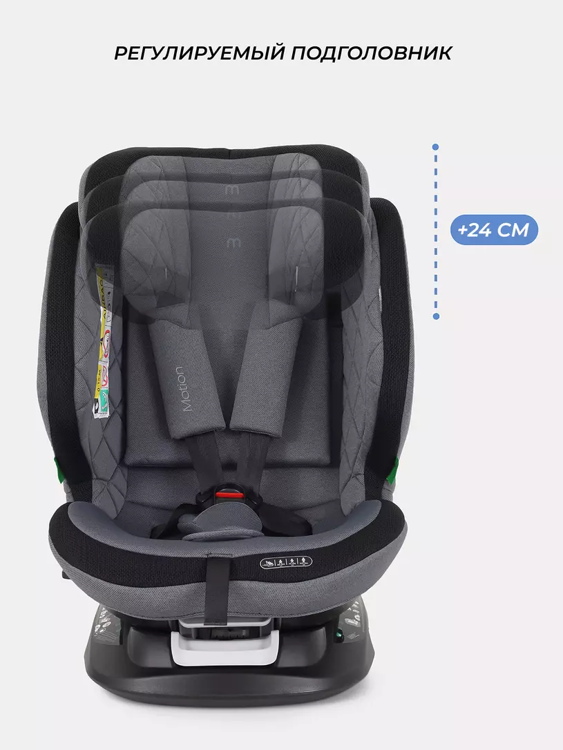 Автокресло Mowbaby Motion isofix (40-150 см) Grey