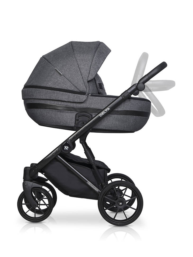 Коляска 2 в 1 RIKO BASIC DELTA 05 Carbon