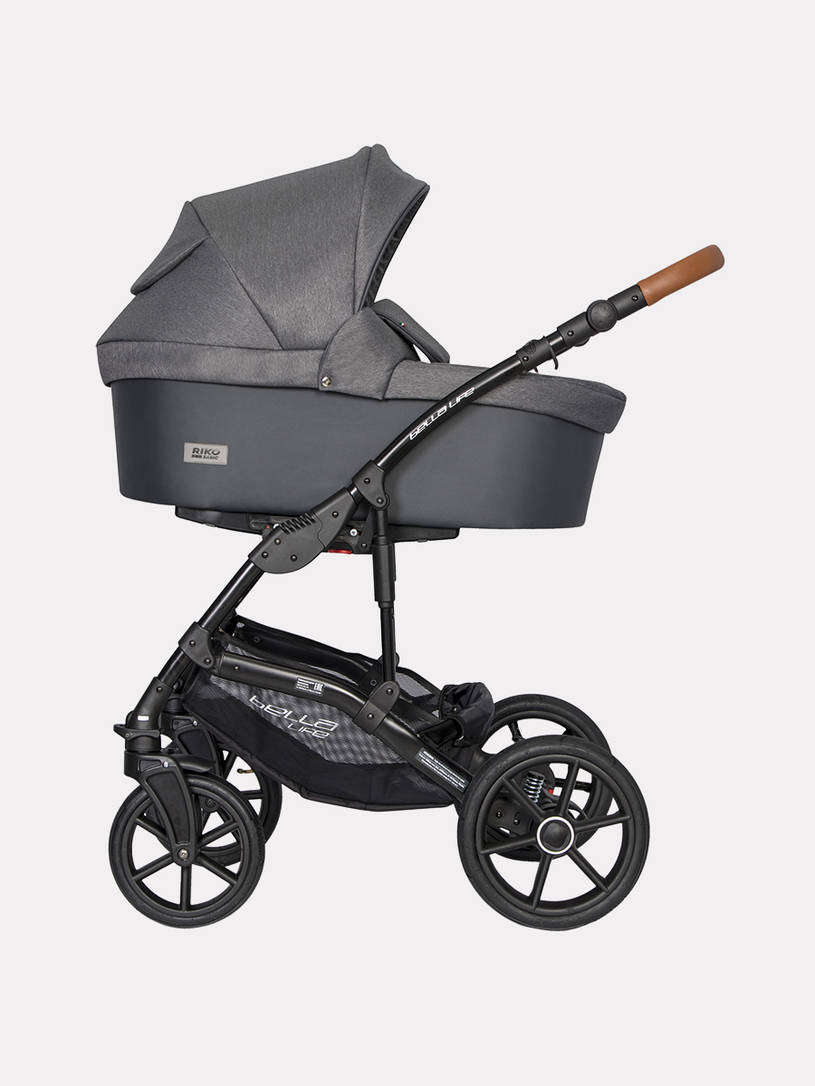 Коляска 2 в 1 Riko Basic Bella Life 06 anthracite