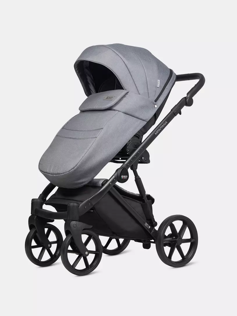 Коляская 3 в 1 Riko Basic Montana 2025 52 Grey