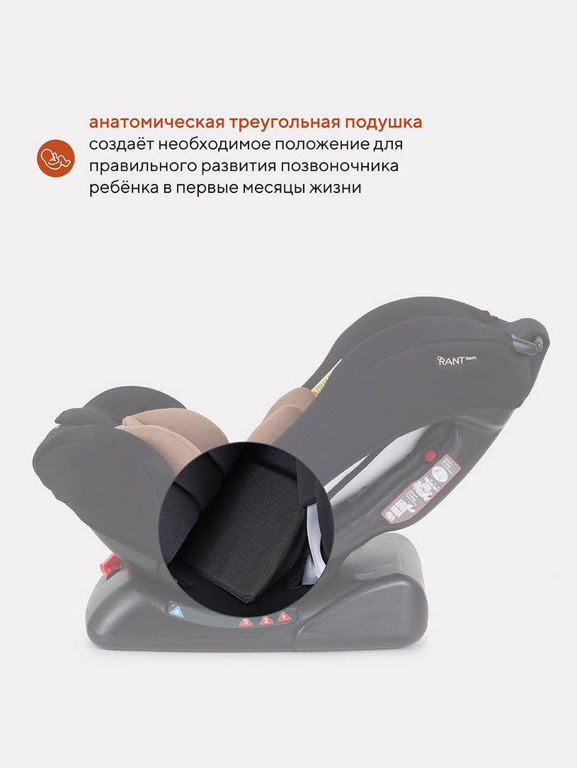 Автокресло Rant Basic Rally 0/1/2 (0-25 кг) Beige