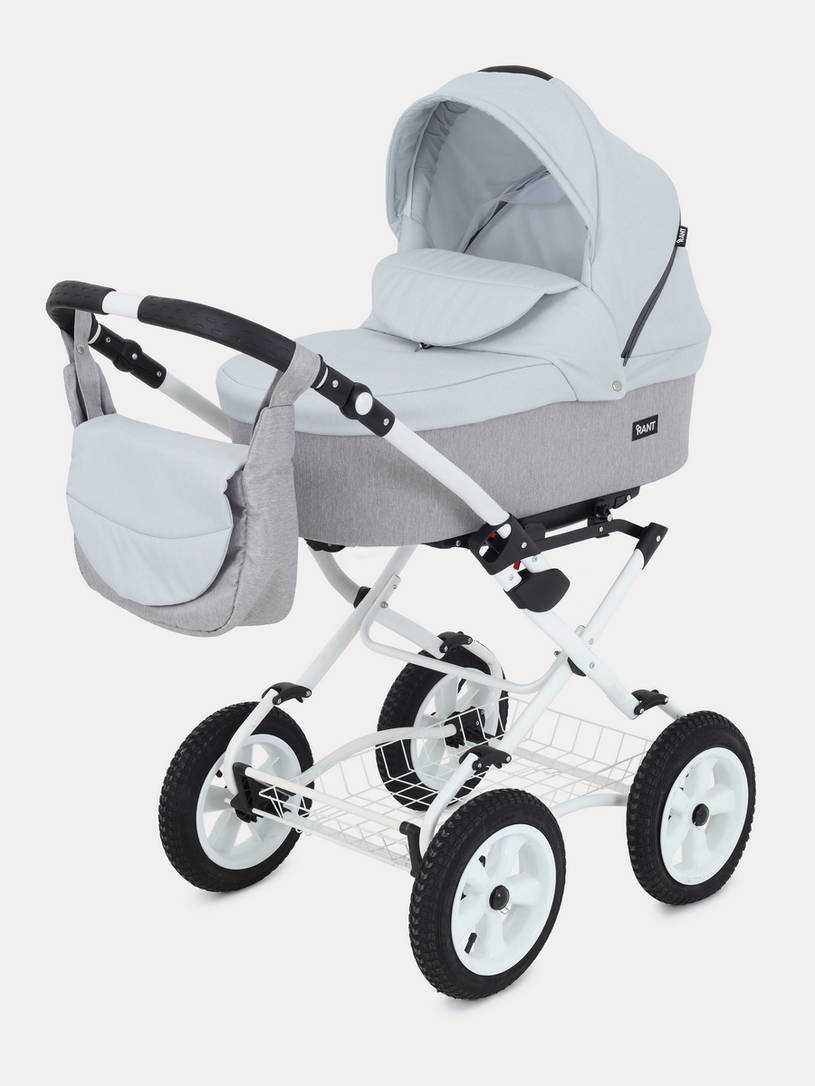 Коляска 2 в 1 Rant Dream Classic 02 светло-серый