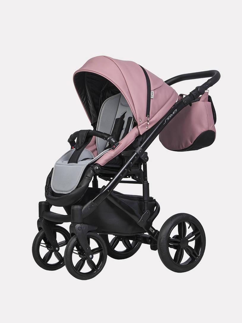 Коляска 3 в 1 Riko Sigma Pro Energy pink