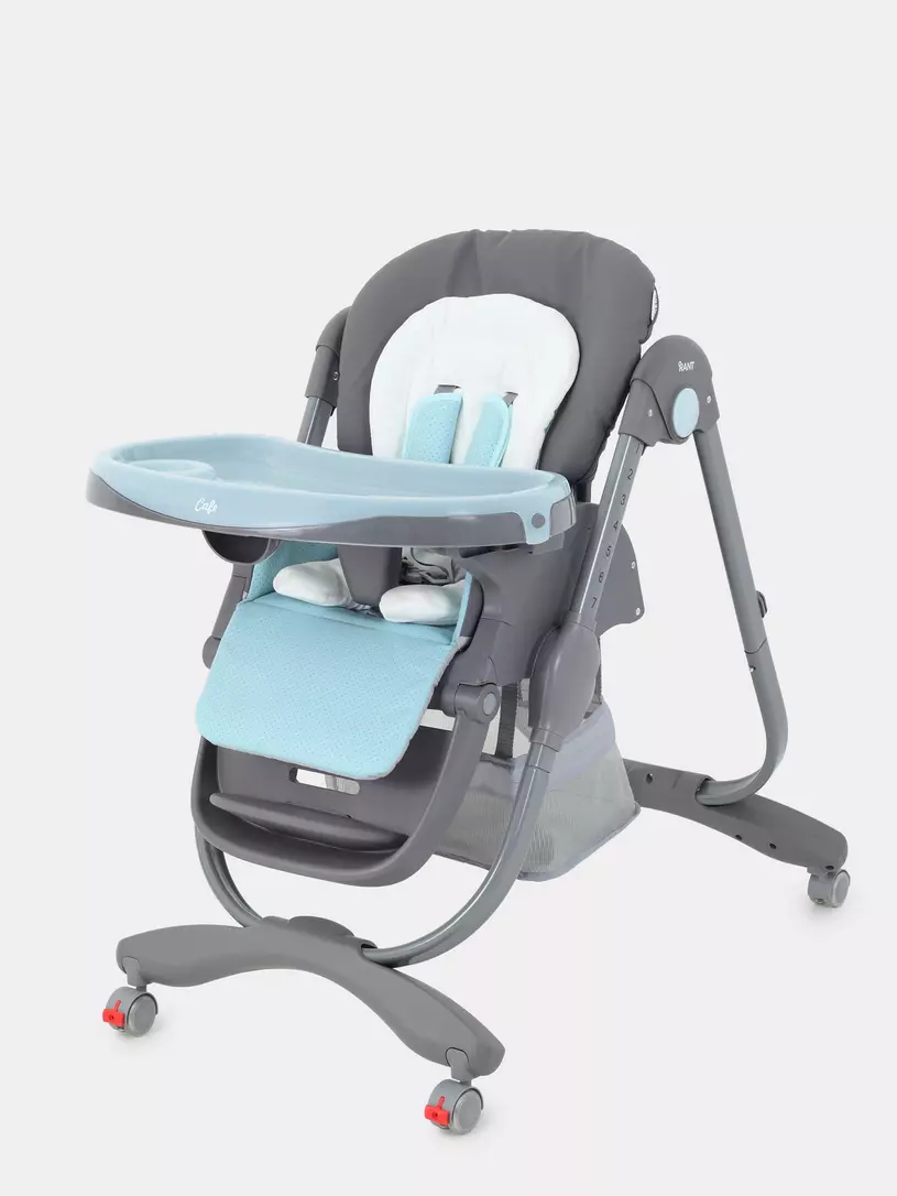 Стульчик для кормления Rant Cafe grey-blue