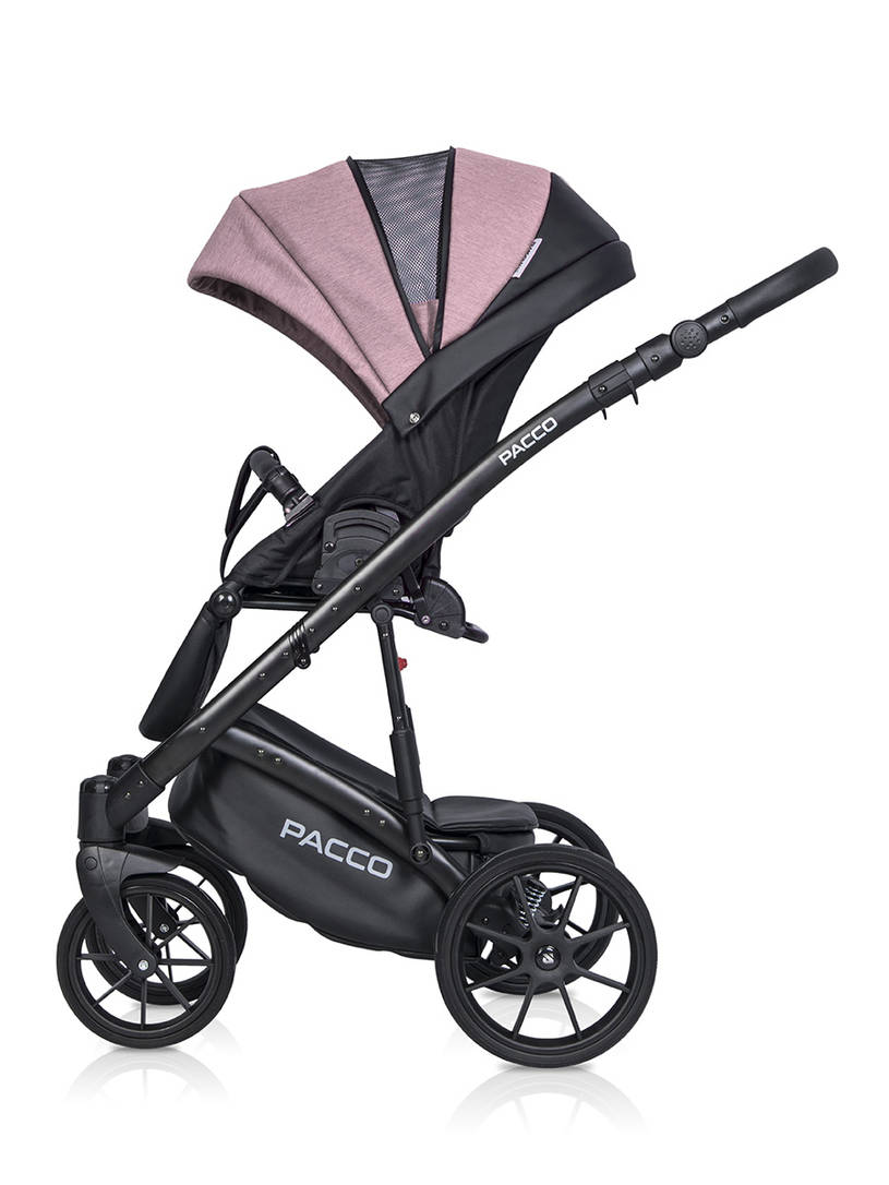 Коляска 3 в 1 Riko Basic Pacco 02 pink