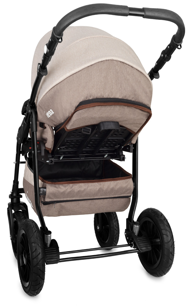 Коляска 3 в 1 Rant Siena 02 коричневый-бежевый