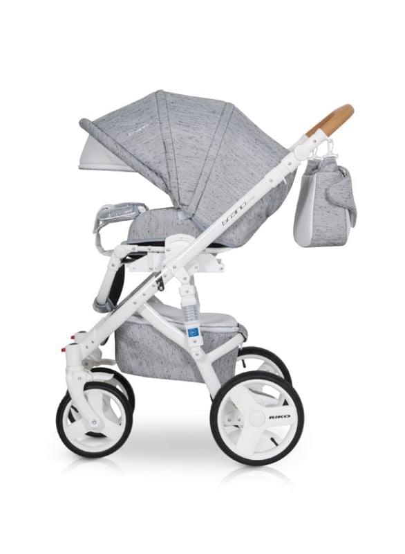 Коляска 3 в 1 Riko Bruno Luxe 05 серый