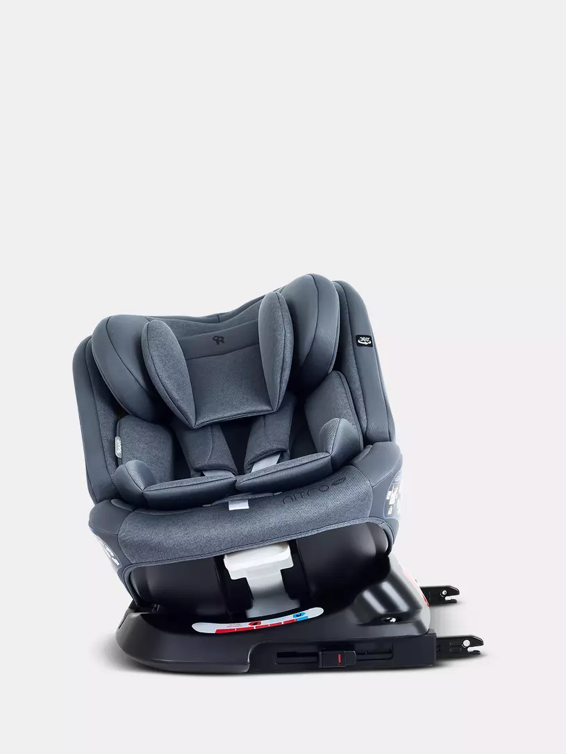 Автокресло Rant Nitro new isofix группа 0/1/2/3 (0-36 кг) Grey