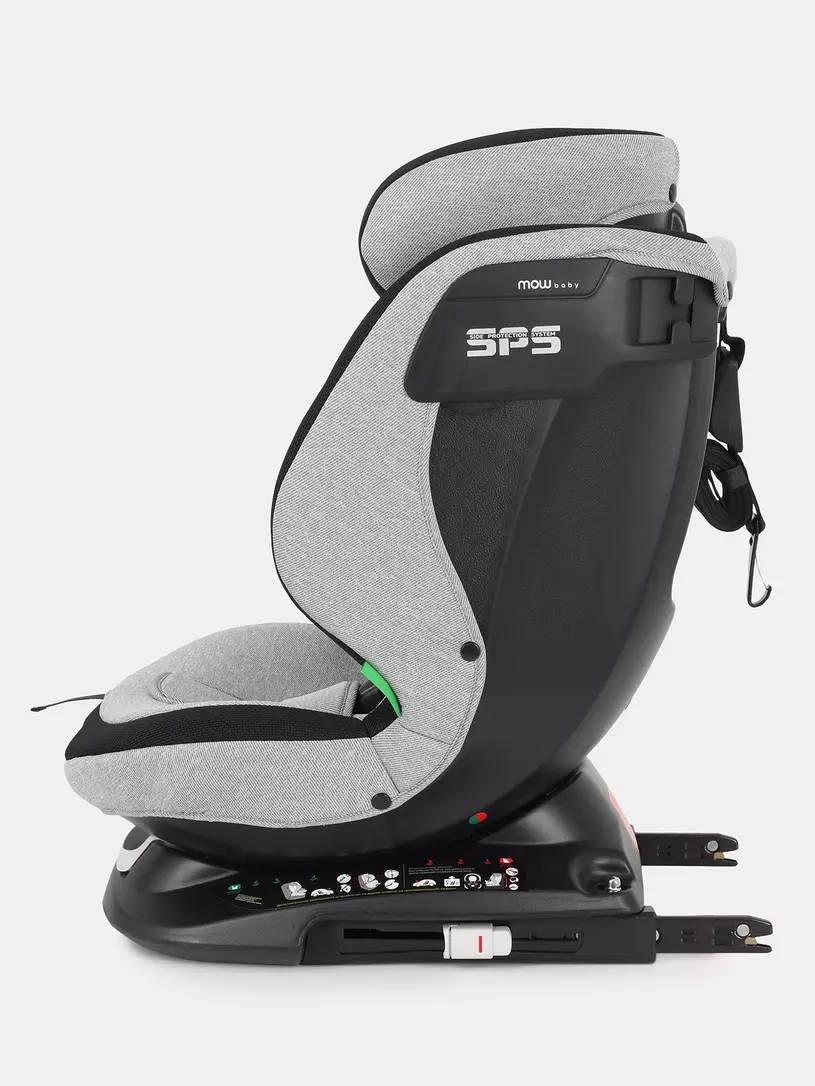 Автокресло Mowbaby Motion isofix (40-150 см) Light grey