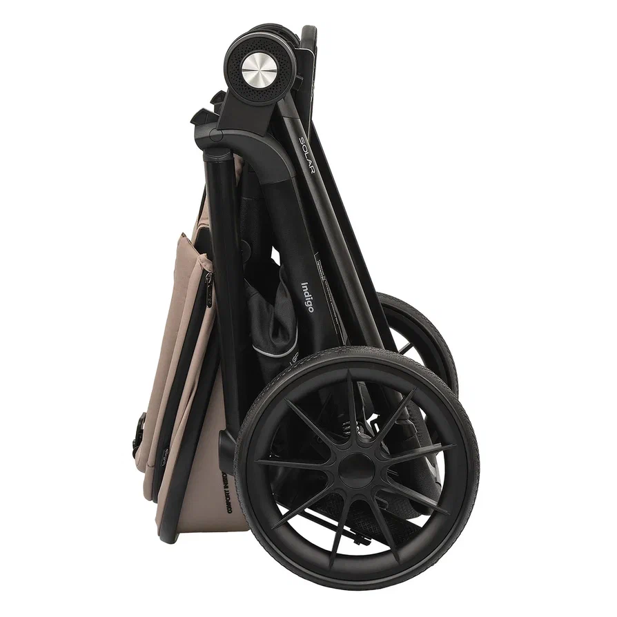 Коляска 2 в 1 Indigo SOLAR бежевый