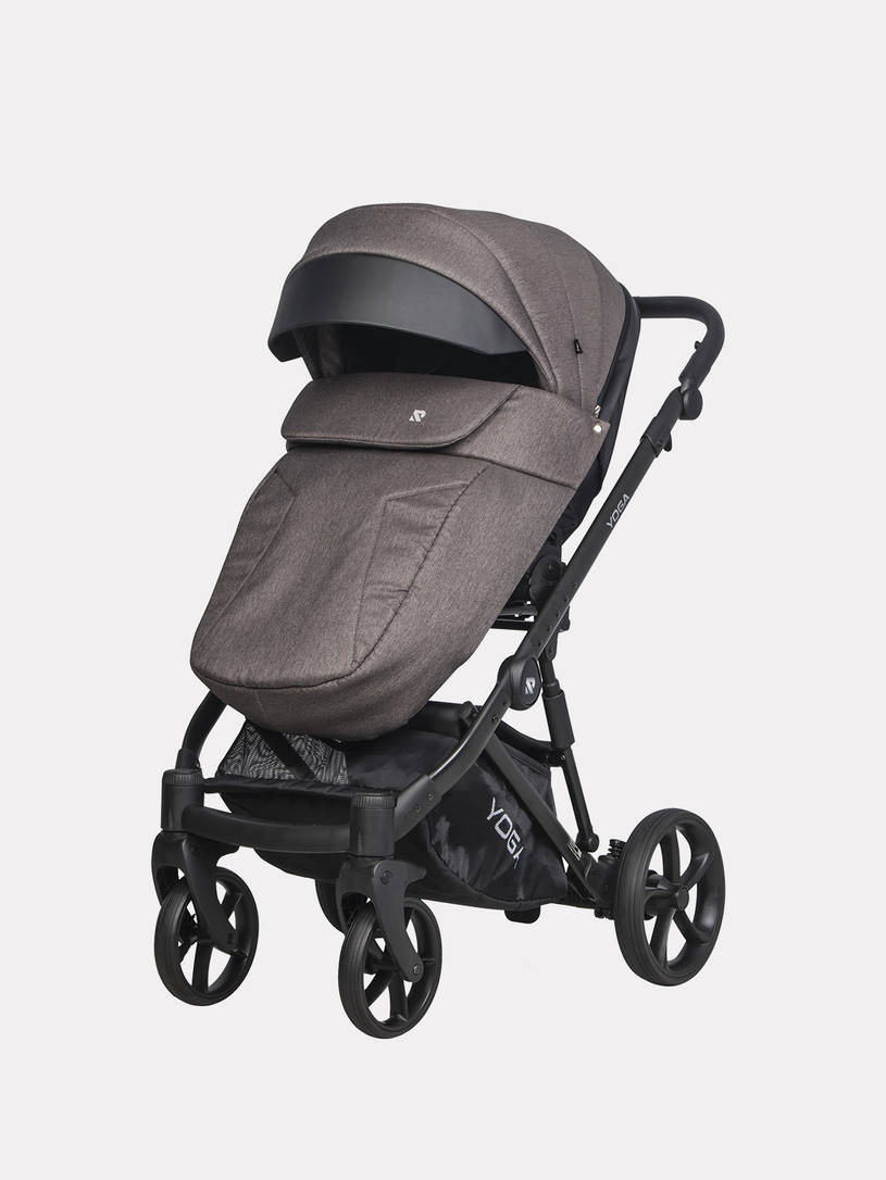 Коляска 2 в 1 Riko Basic YOGA, 02 КОРИЧНЕВЫЙ