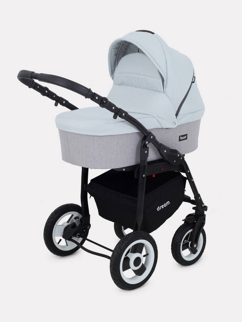 Коляска 2 в 1 Rant Dream 02 светло-серый