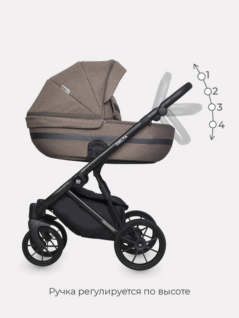 Коляска 2 в 1 RIKO BASIC DELTA 03 Cappucino