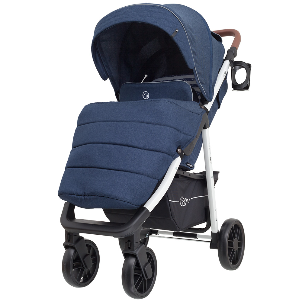 Коляска прогулочная Rant Vega Trends Lines blue (2021). Цвет: Синий