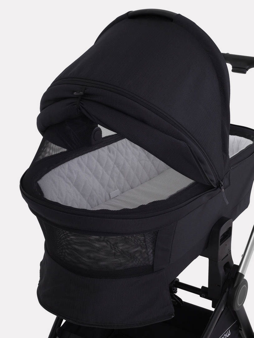 Коляска 2 в 1 MOWBaby ZOOM PU RA086 Silver Black