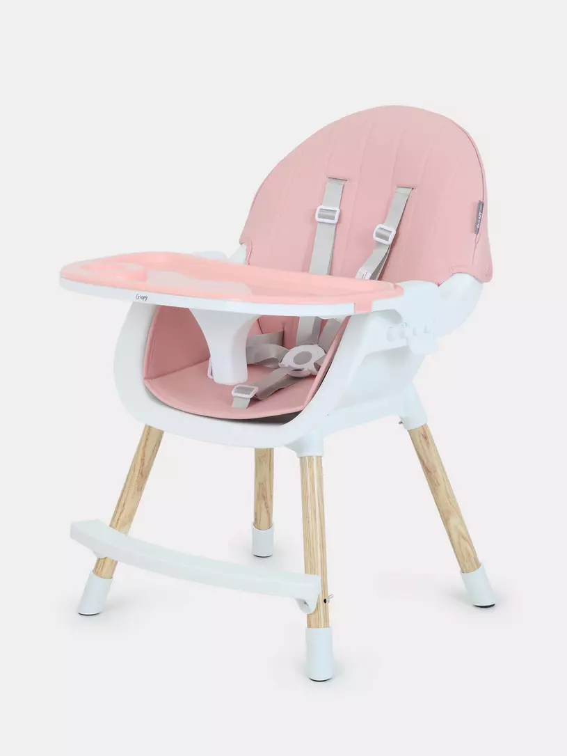 Стульчик для кормления Mowbaby Crispy pink