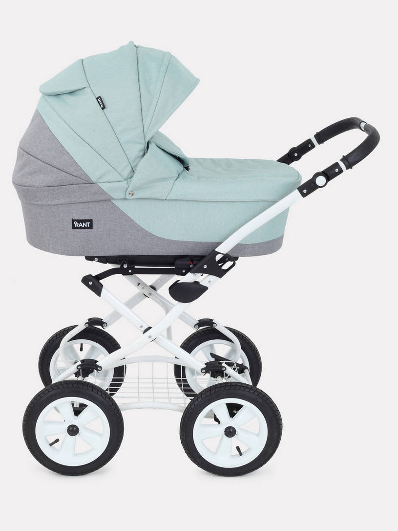Коляска 2 в 1 Rant Siena Classic 08 серый-ментоловый