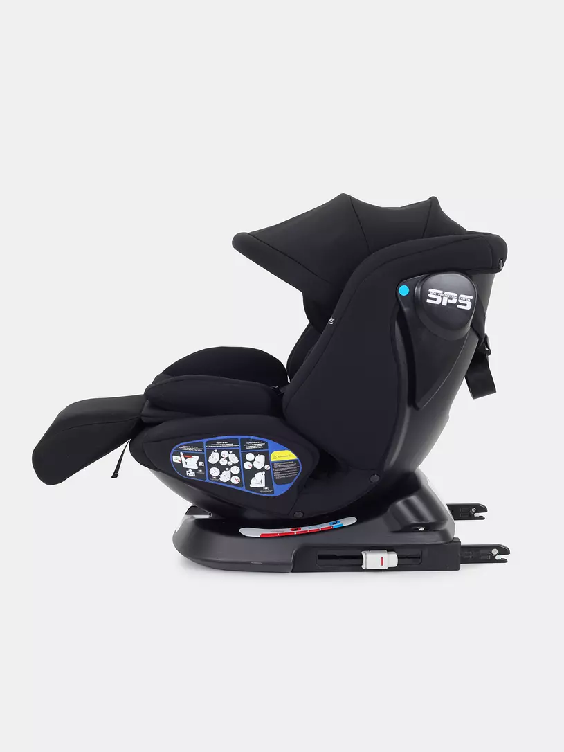Автокресло Rant Nitro Plus isofix 0/1/2/3 (0-36 кг) Black