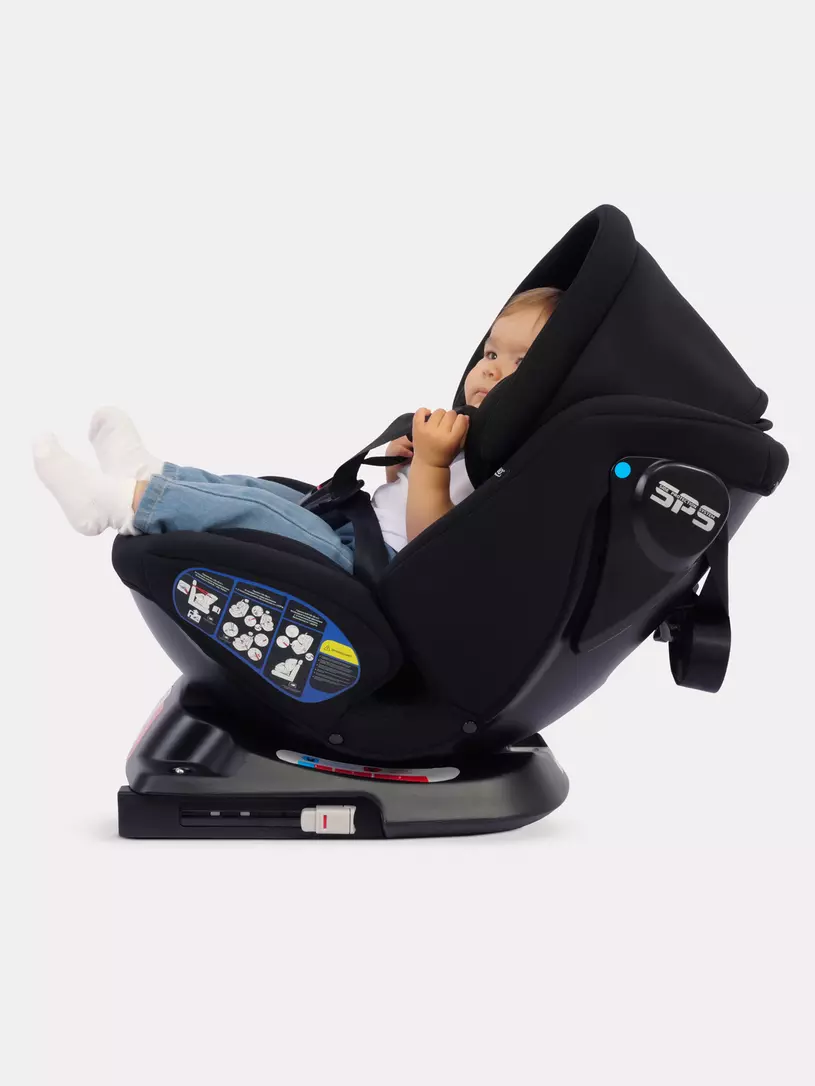 Автокресло Rant Nitro Plus isofix 0/1/2/3 (0-36 кг) Black