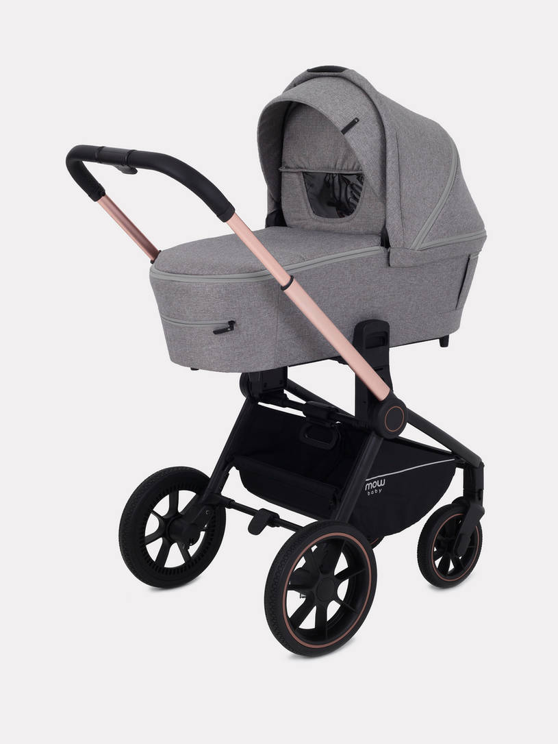 Коляска 2 в 1 MOWBaby ZOOM PU RA086 Gold Beige