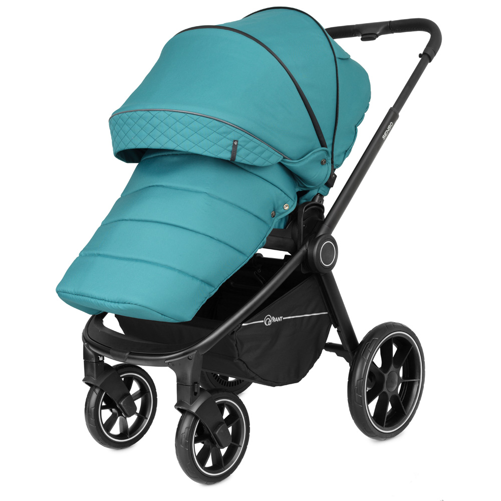 Коляска 2 в 1 Rant Senso Deep Malachite бирюзовый