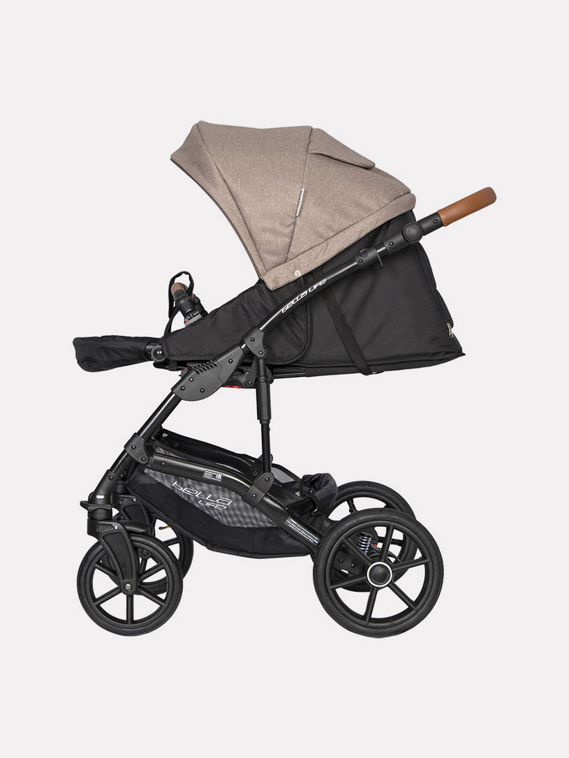 Коляска 2 в 1 Riko Basic Bella Life 05 Mokka коричневый