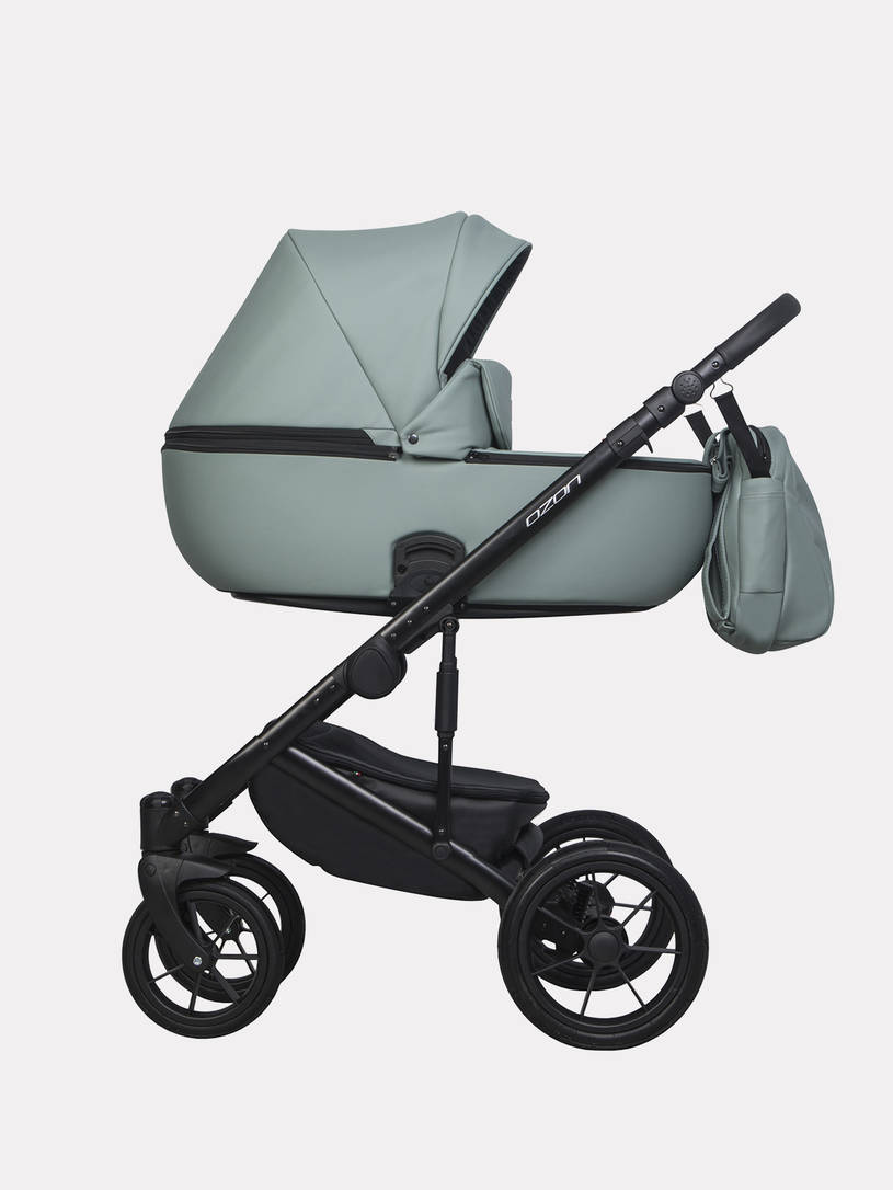 Коляска 3 в 1 Riko Basic Ozon Pastel 05, Оливковый