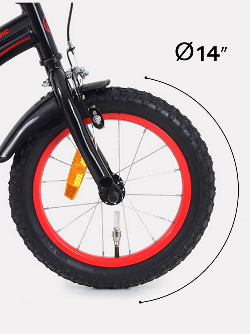 Велосипед 2-х колесный Rant Sonic 14 красно-черный