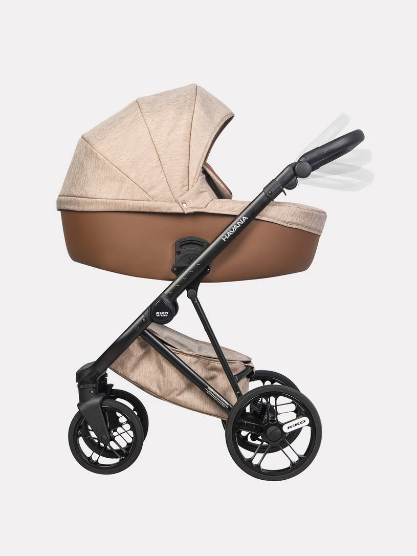 Коляска 2 в 1 Riko Basic Havana 04 коричневый