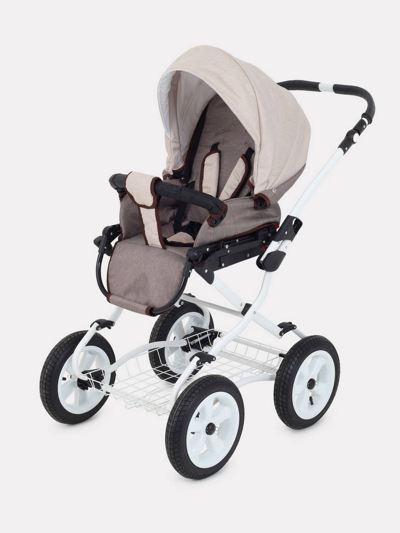 Коляска 2 в 1 Rant Siena Classic 10 коричнево-бежевый
