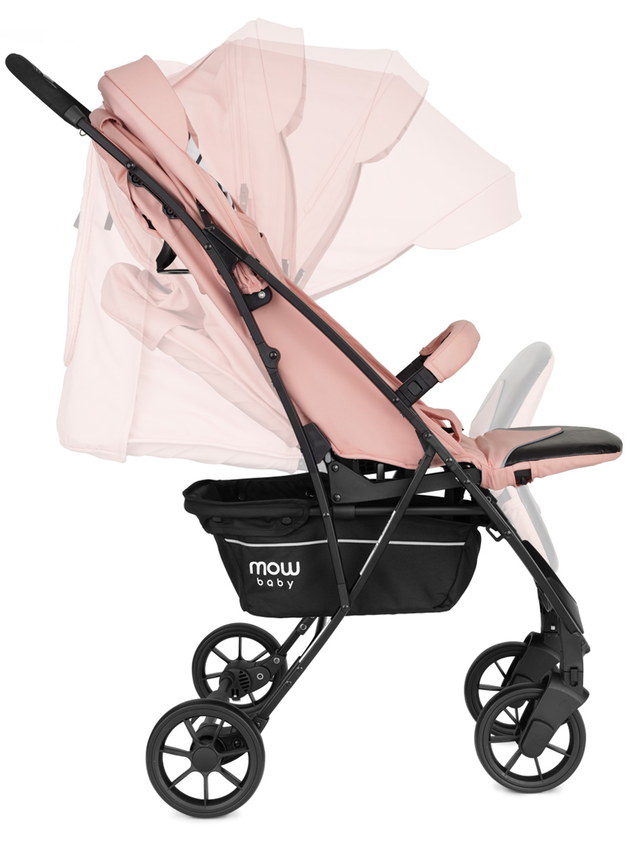 Коляска прогулочная Mowbaby Fast RA081 Rose. Цвет: Розовый