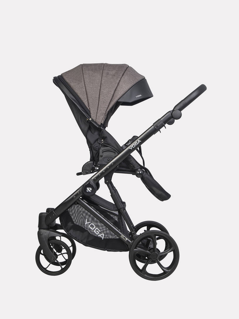 Коляска 2 в 1 Riko Basic YOGA, 02 КОРИЧНЕВЫЙ