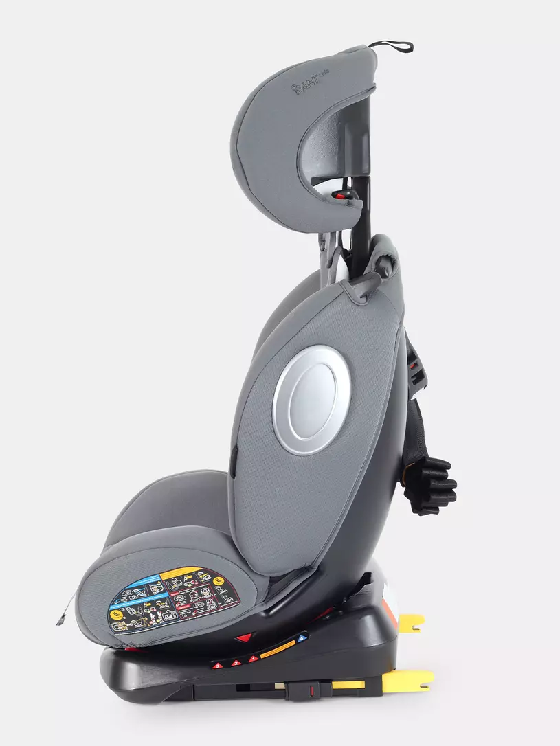 Автокресло Rant Basic Twist Next isofix группа 0+/1/2/3 (0-36 кг) Grey
