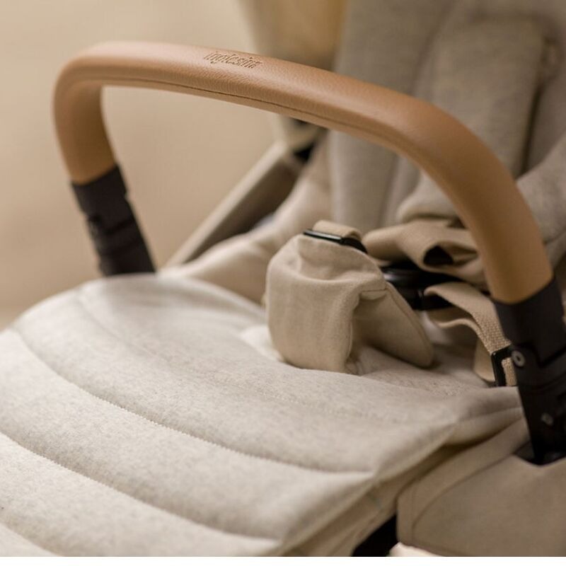 Коляска 3 в 1 Inglesina Electa Element с подставкой под люльку Stand Up, Pure Ecru