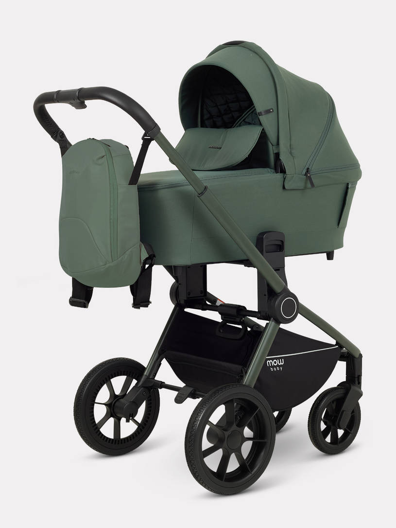 Коляска 3 в 1 Mowbaby Zoom PU Forest green