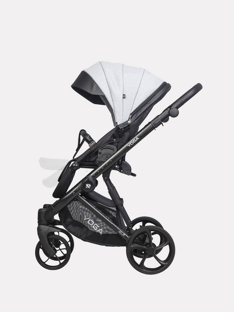Коляска 2 в 1 Riko Basic YOGA, 03 СЕРЫЙ