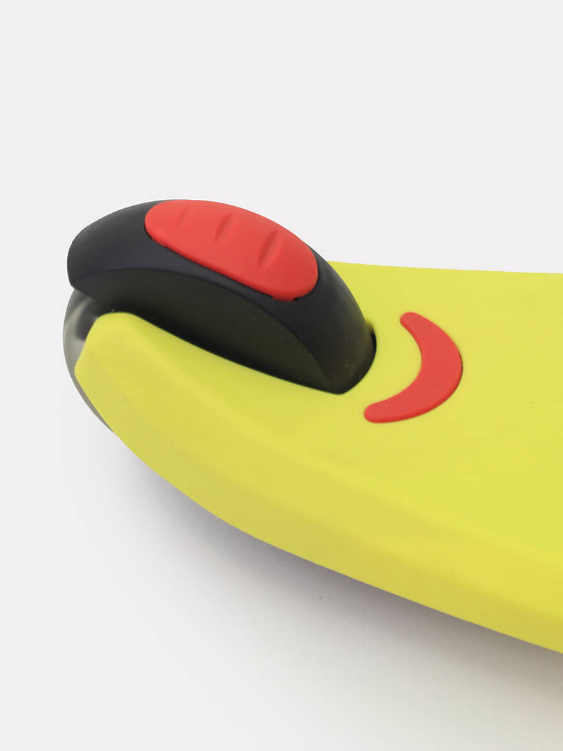 Беговел-самокат Rant Rider Plus со светящимися колесами желтый