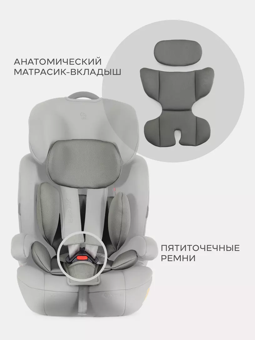 Автокресло Rant Basic Spark Next Isofix группа 1/2/3 (9-36 кг) Olive