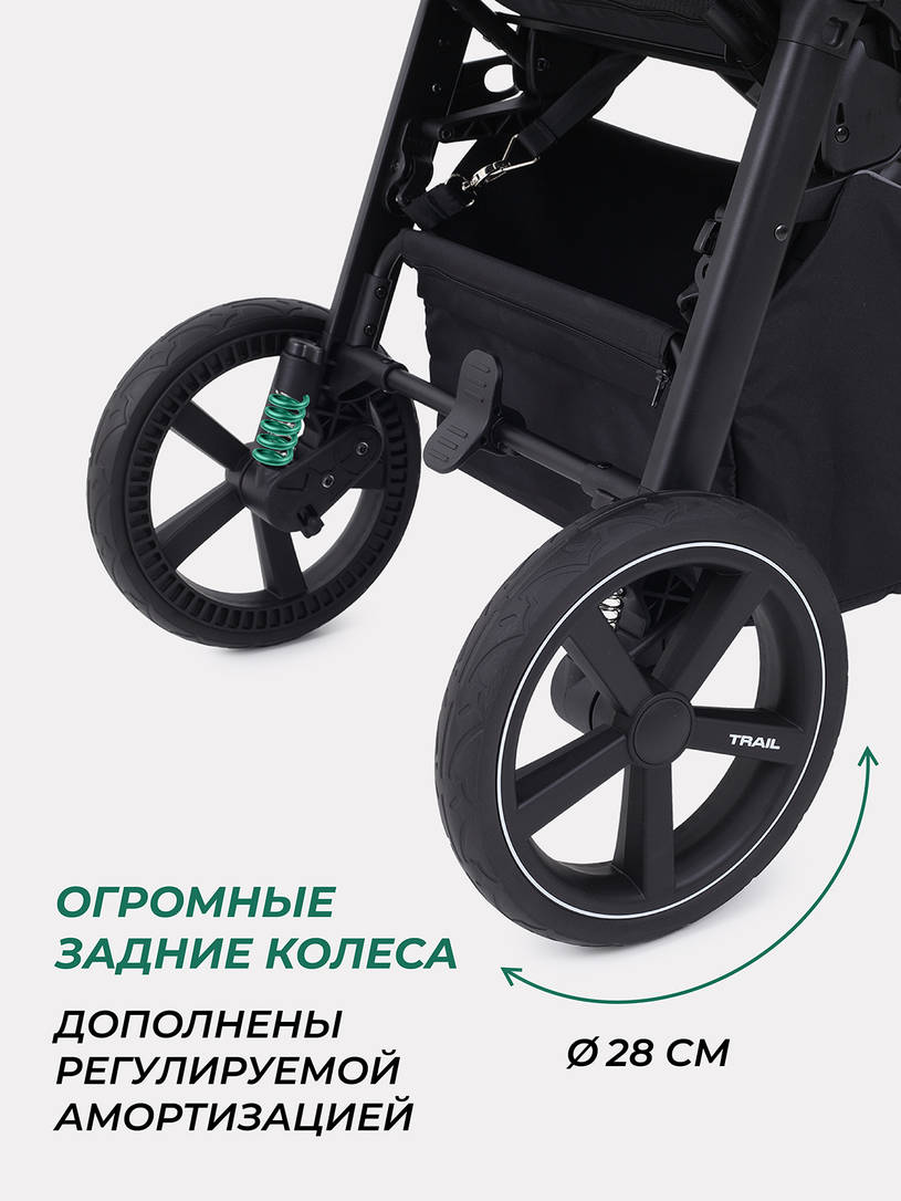 Коляска прогулочная Mowbaby Trail Carbon