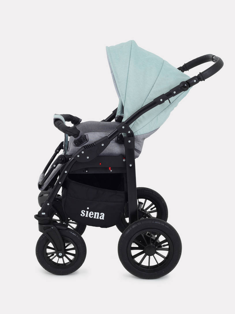 Коляска 3 в 1 Rant Siena 08 серый-ментоловый