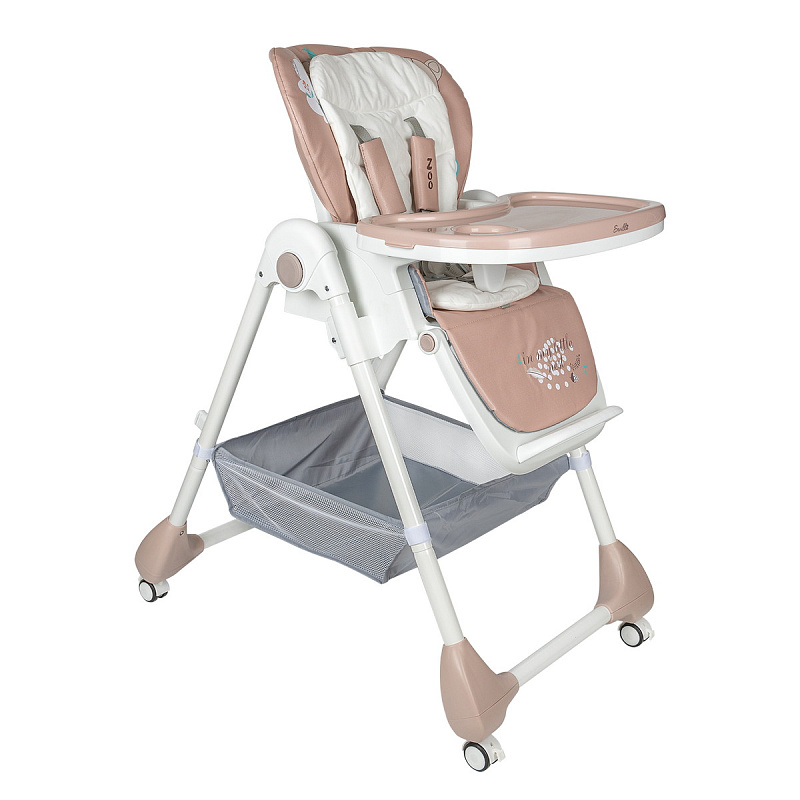 Стульчик для кормления Sevillababy Zoo Brown, коричневый, барсучок