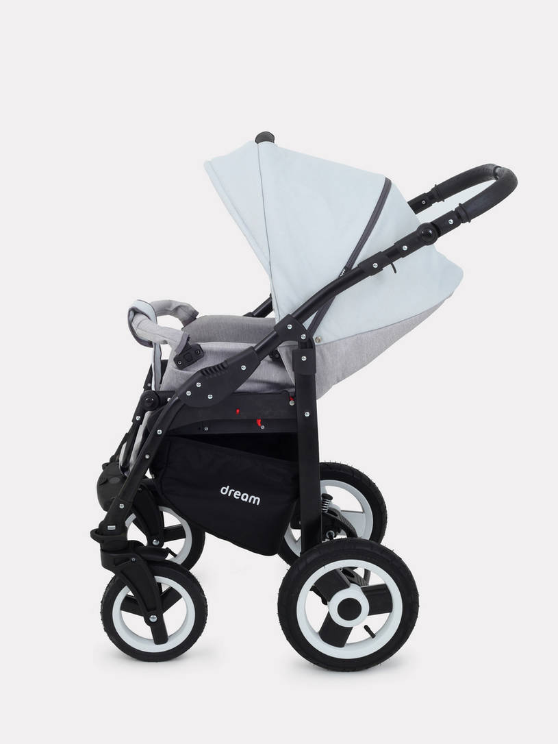 Коляска 2 в 1 Rant Dream 02 светло-серый