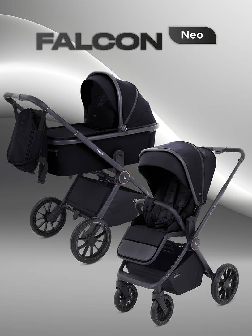 Коляска 2 в 1 Rant Falcon Neo Black