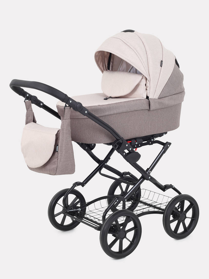Коляска 2 в 1 Rant Dream Classic 2024 09 коричневый-бежевый
