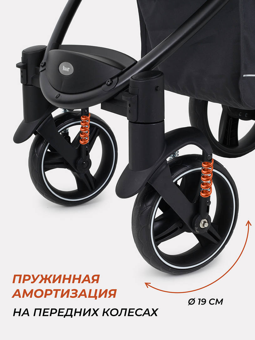 Коляска прогулочная Rant Basic Alpine EVA 2024 green